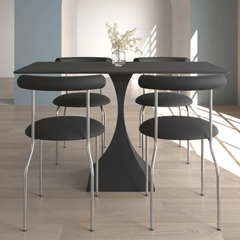 Modern Slate Dining Tables Black Design Bistro Receptionist Bar Table Minimalist Balcony Muebles De Cocina Furniture HD50CZ