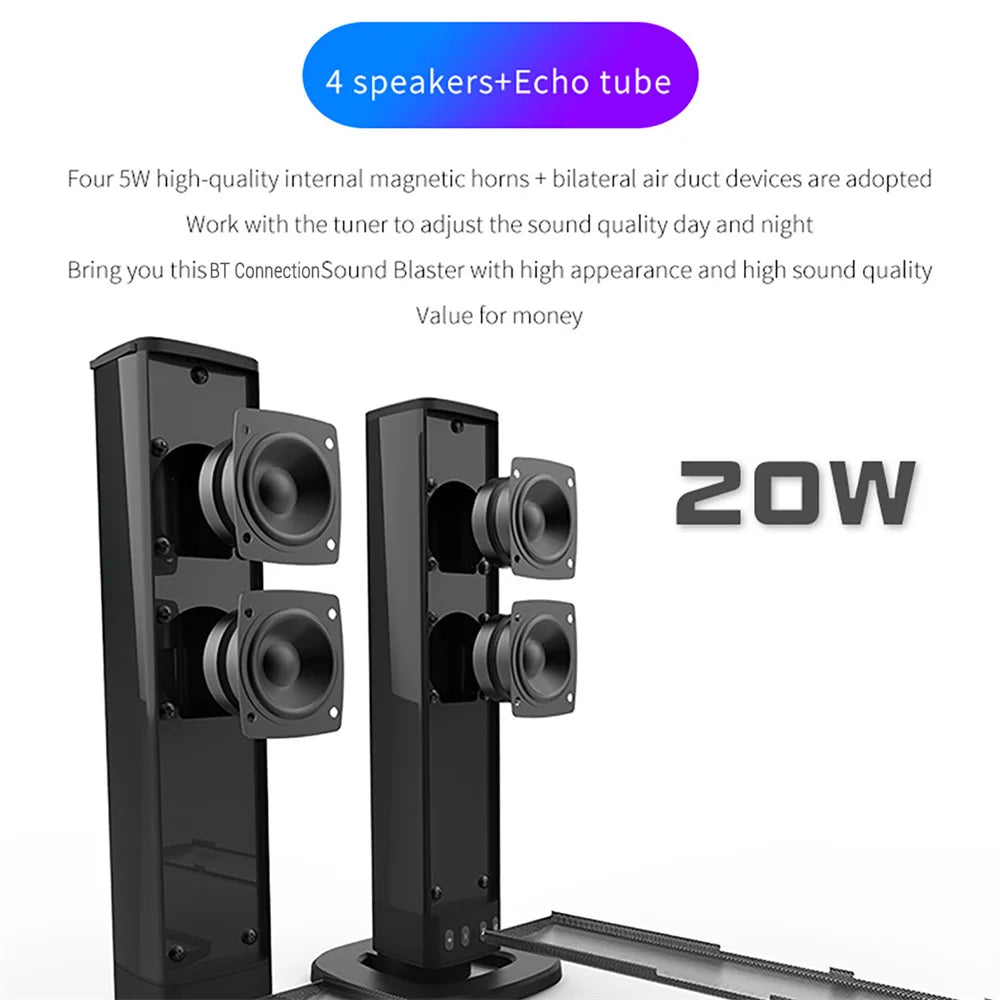 SonicWave Portable Sound Bar