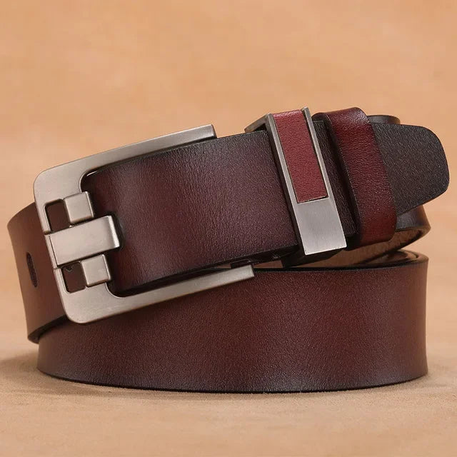 Men's Casual Luxury Designer Split Leather Belt