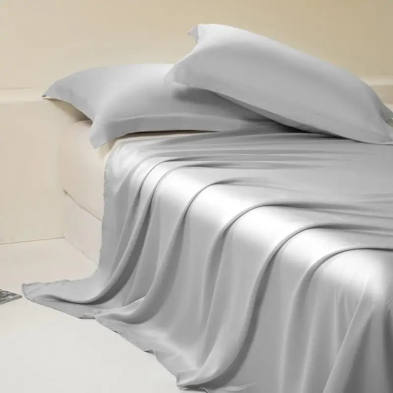 Luxury Bamboo Fiber Flat Sheet Set – 3-Piece Bedding Collection