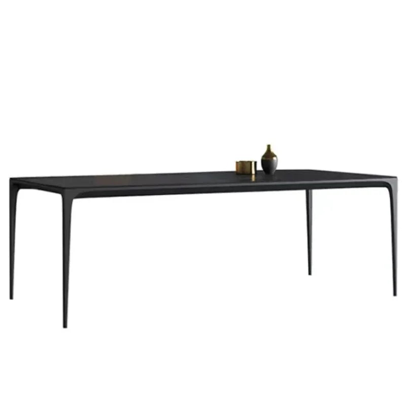 Simple Slate Dining Table Minimalist Nordic Coffee Modern Bar Tables Design Receptionist Muebles Cocina Kitchen Furniture HD50CZ