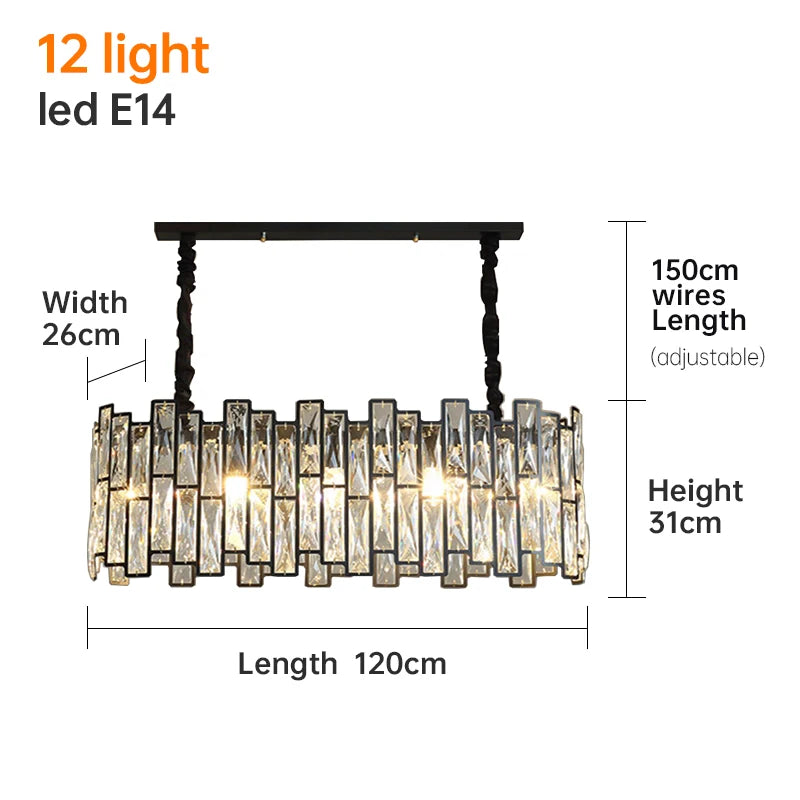 Elegant Crystal Pendant Light