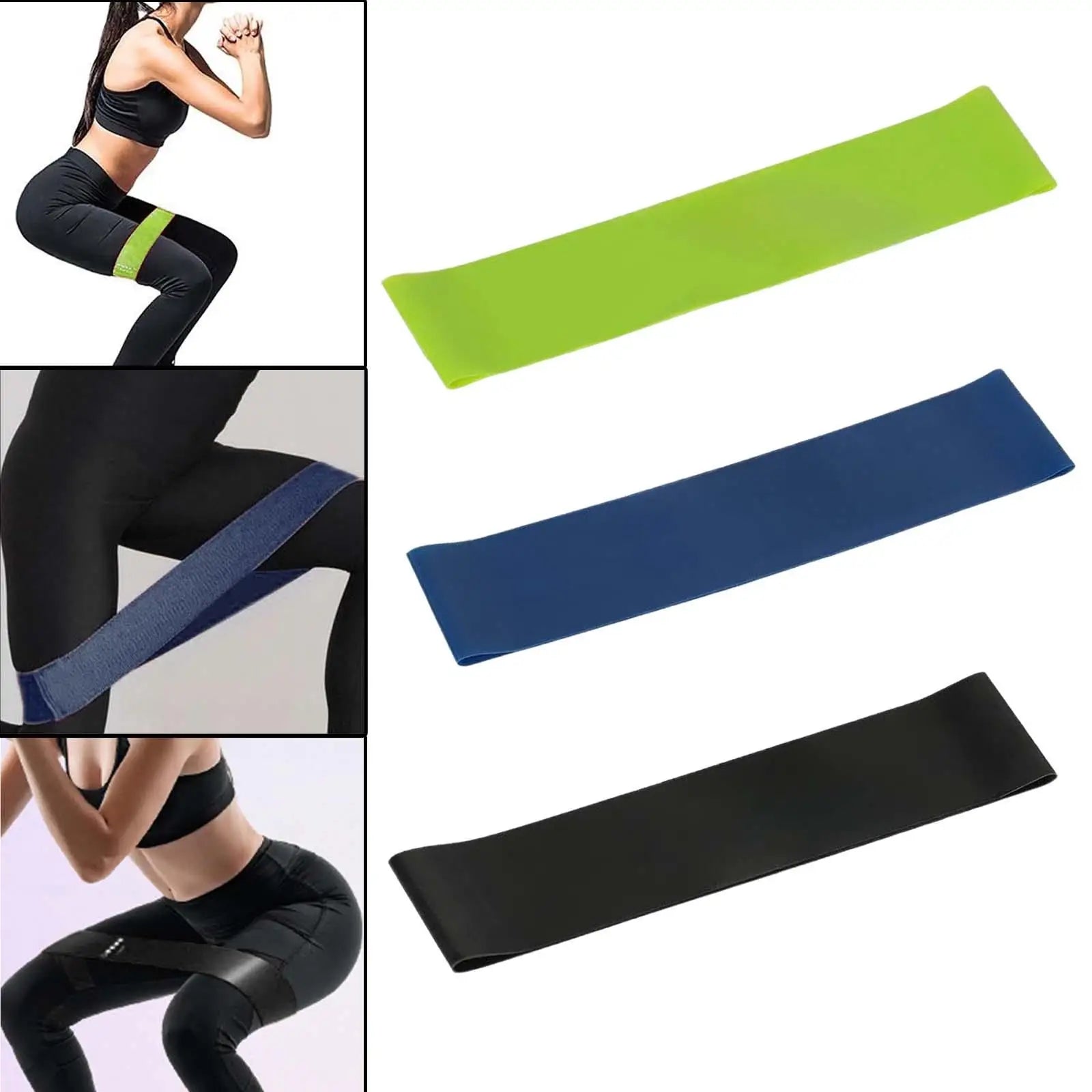 Hip Resistance Band Non Slip Exercise Band for Gym Powerlifting Working Out