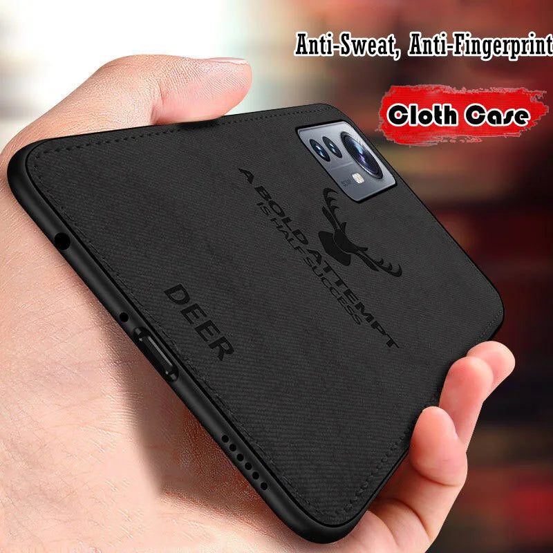 Fashion Cloth Pattern Phone Case For Xiaomi Mi 14 13 11 Lite 10 9T 10T 11T 12T 13T Pro 12X 12 Pro Soft Deer Cover