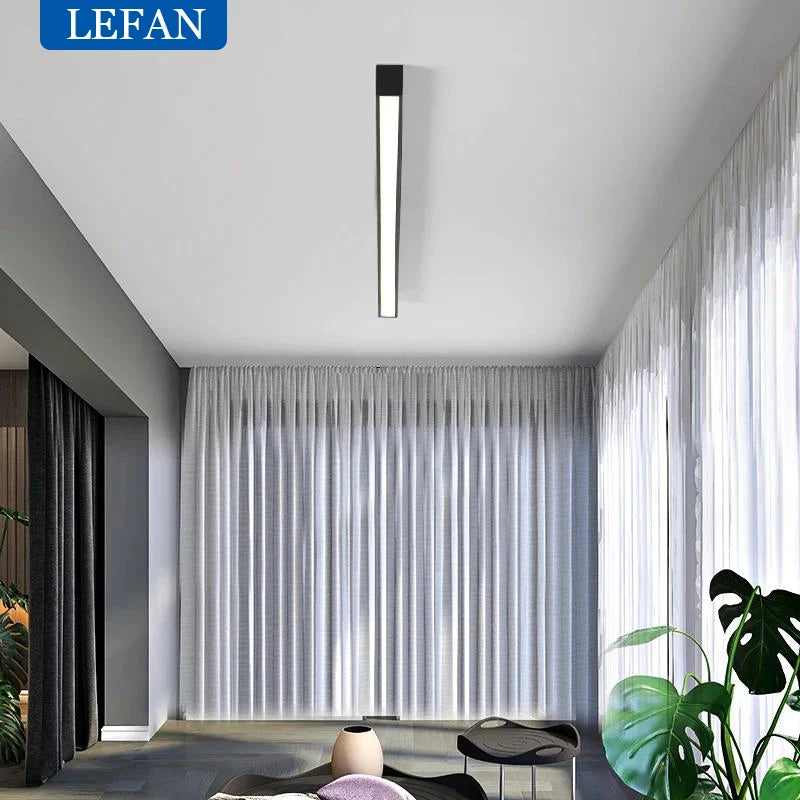 Modern Led Ceiling Light Dining Room Kitchen Line Living Room Light Ceiling Lamp Balcony Porch Bedroom Office Lighting Fixtures