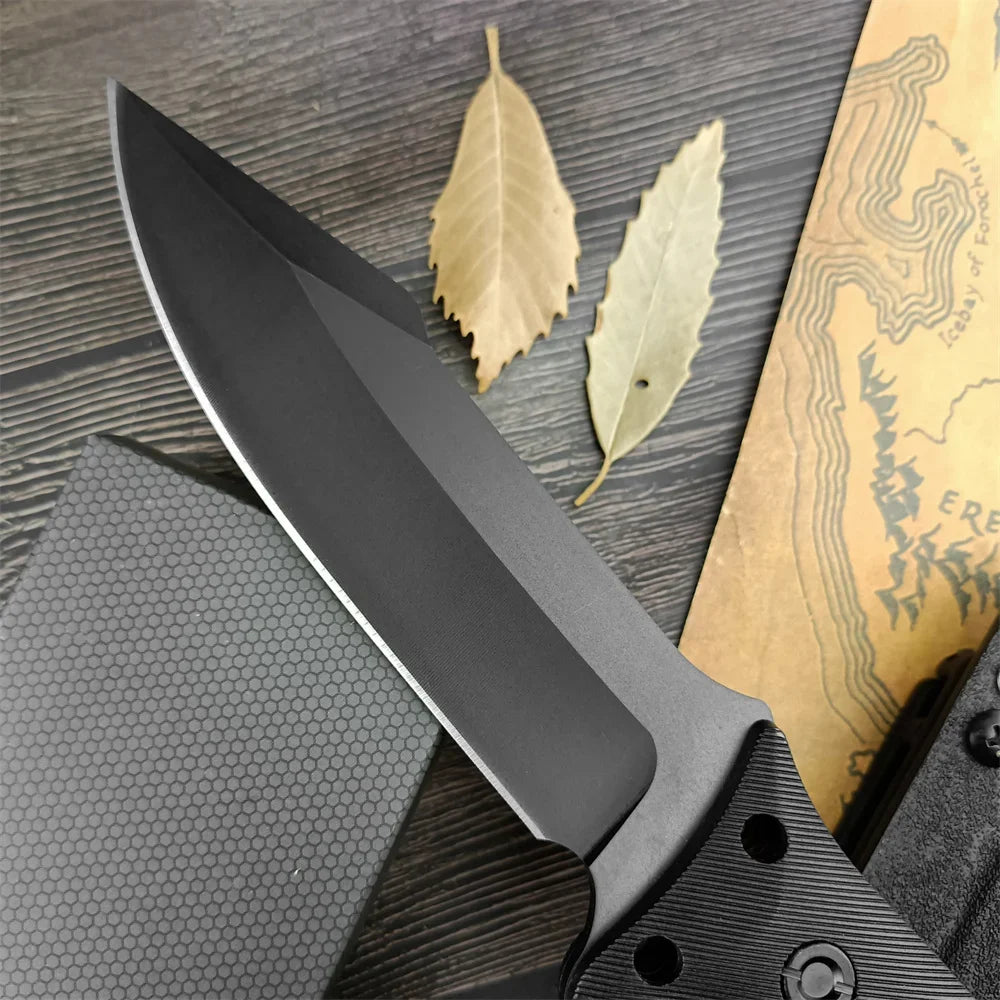 Portable Full Tang Tactical Fixed Knife 8Cr13Mov Blade G10 Handle Outdoor Hunting Camping Knives Military Self-defense EDC Tool