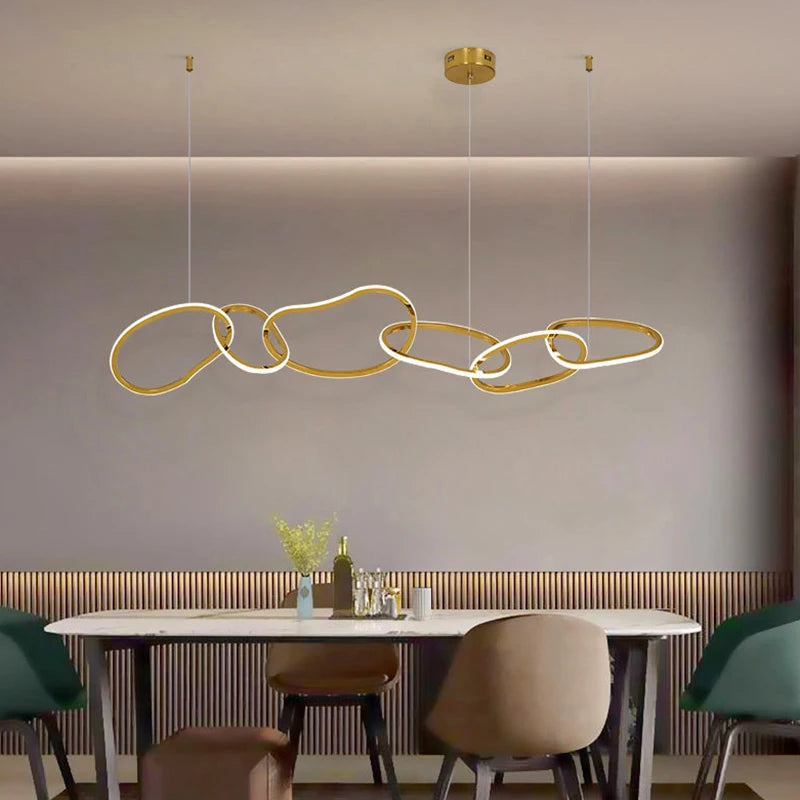 Modern LED Pendant Light – Adjustable Cord Hanging Fixture