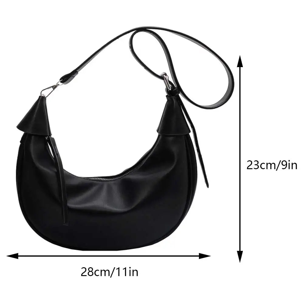 Chic Half-Moon Shoulder Bag – Stylish & Versatile Crossbody