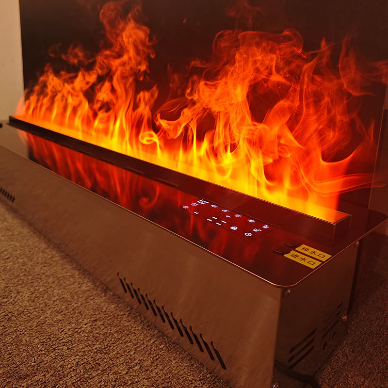 LumiGlow Smart Electric Fireplace