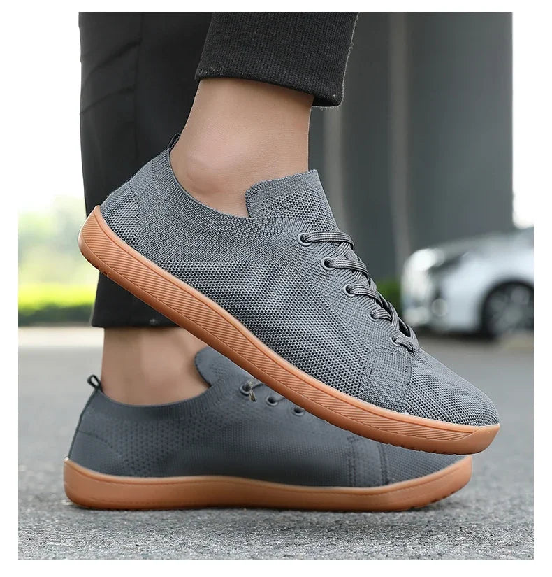 New Unisex Wider Shoes Breathable Mesh Men Barefoot Wide-toed Shoes Brand Flats Soft Zero Drop Sole Wider Toe Sneakes Large Size