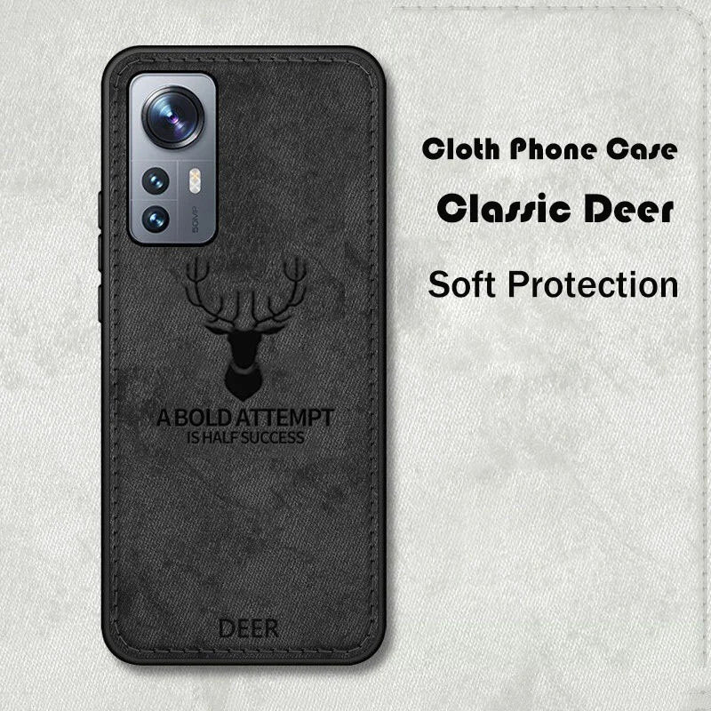 Fashion Cloth Pattern Phone Case For Xiaomi Mi 14 13 11 Lite 10 9T 10T 11T 12T 13T Pro 12X 12 Pro Soft Deer Cover