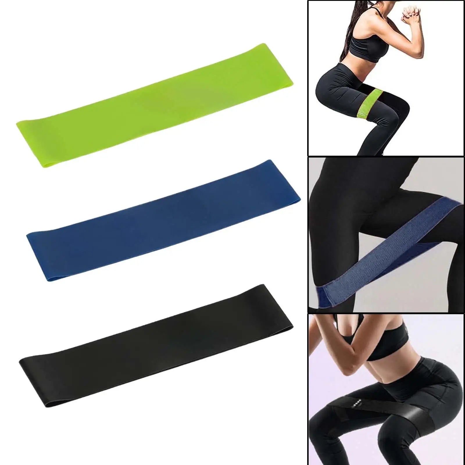 Hip Resistance Band Non Slip Exercise Band for Gym Powerlifting Working Out