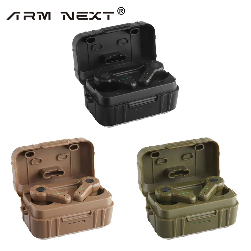 ARM NEXT NRR27db Electronic Earplug Headset Anti Noise Ear Plug Noise Canceling for Hunting Shooting Earmuff Outdoor/Indoor Mode