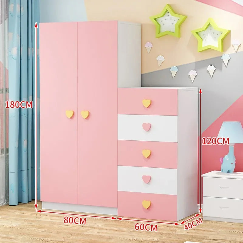 Cabinet Children's Wardrobes Organizer Display Hangers Wardrobes Closet Clothes Drawer Meuble De Rangement Home Furniture CY50CW