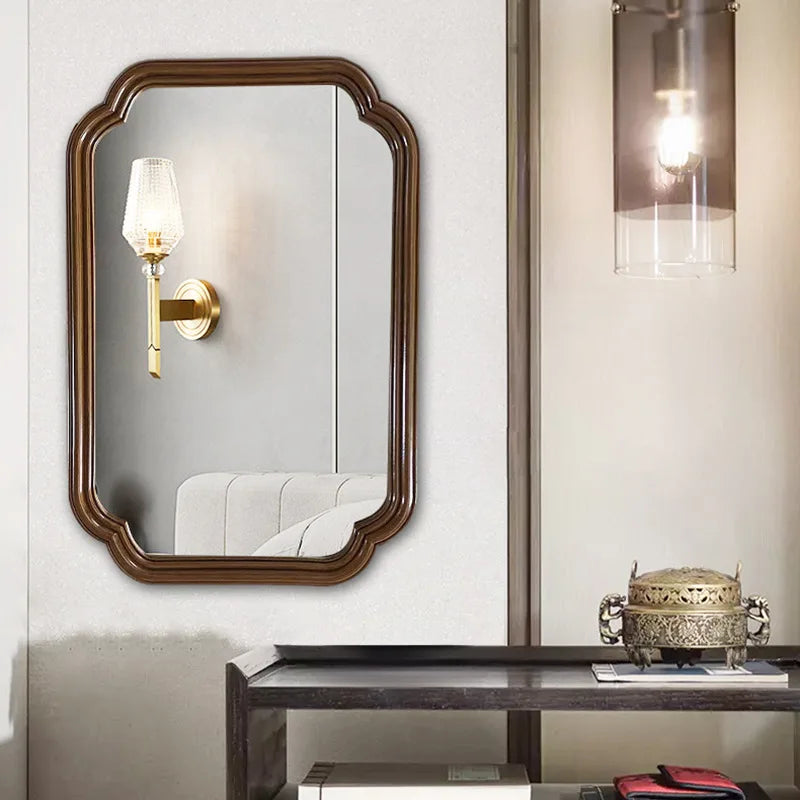 Bathroom Irregular Decorative Mirrors Aesthetic Cosmetic Jeweler Luxury Vintage Mirrors for Room Large Espejo Wall Decor PX50DC