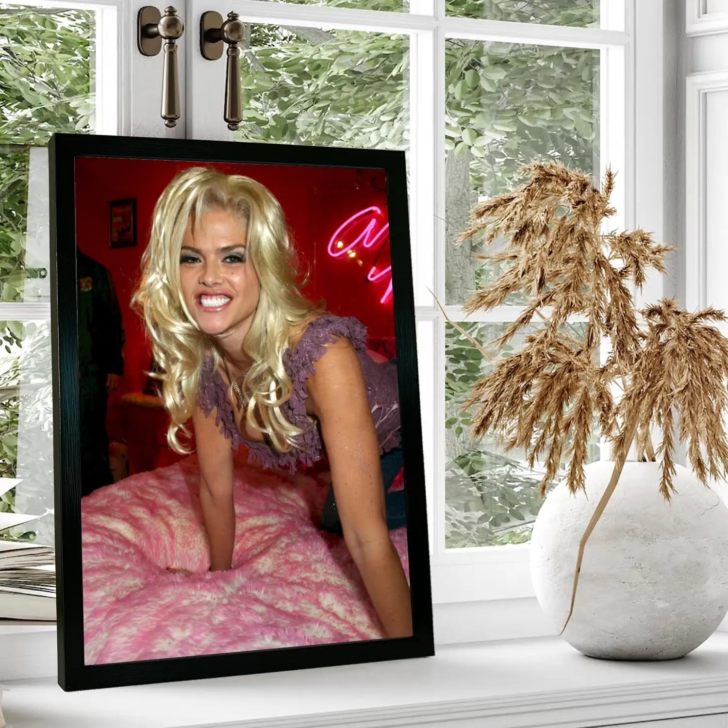 anna nicole smith Poster Prints Wall Art Canvas Painting Poster For Modern Family Living Room Home Decor