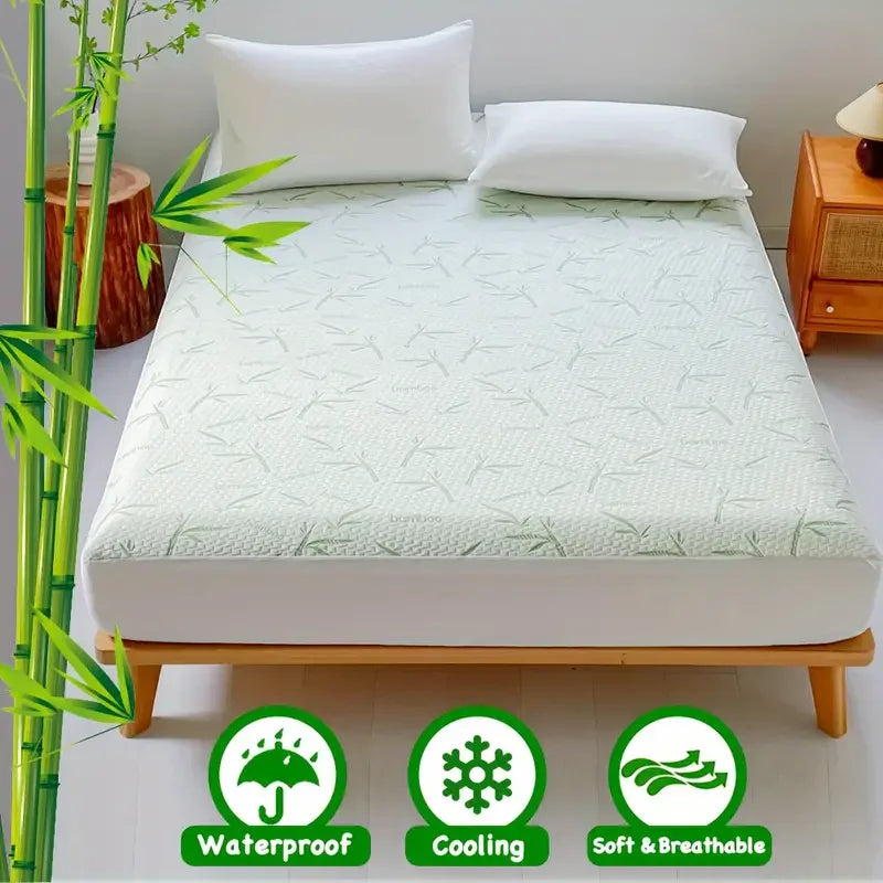 Premium Bamboo Fiber Waterproof Mattress Protector