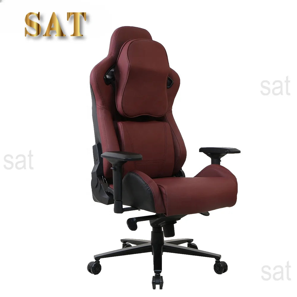 China OEM Burgundy Red Wine Ergonomic Chairs For Office On Computer Sale