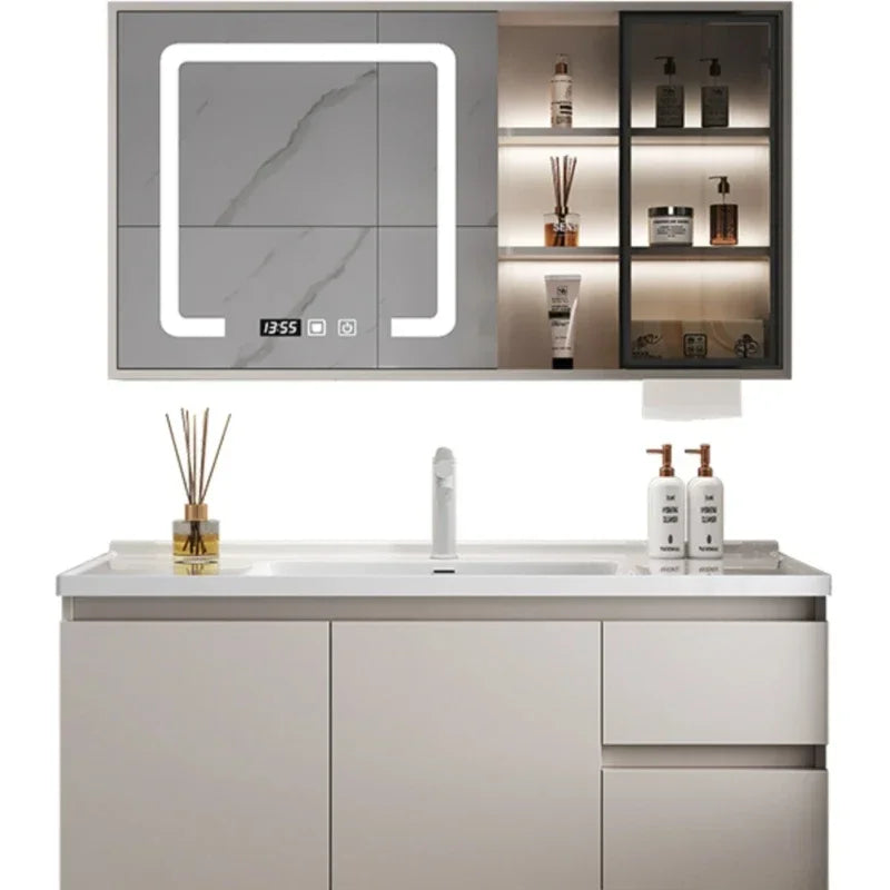 Modern Vanity Combo with Mirror Light