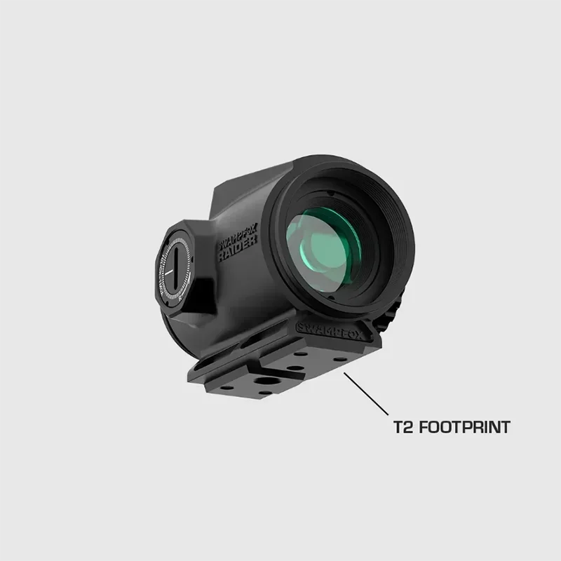 swampfox RAIDER 1X20 Prism Red Green Dot Sight 6 MOA