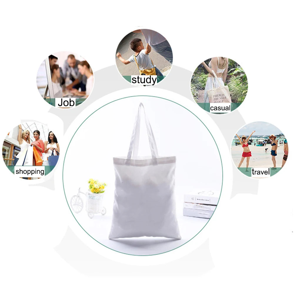 Elegant Coffee Caffeine Arabica Beans Retro Women Shopping Bags Canvas Tote Lady Handbag Reusable Foldable Shopper Bag