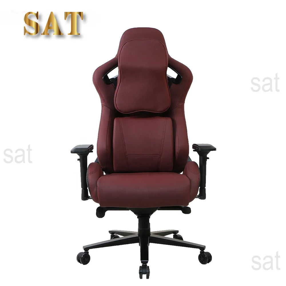 China OEM Burgundy Red Wine Ergonomic Chairs For Office On Computer Sale