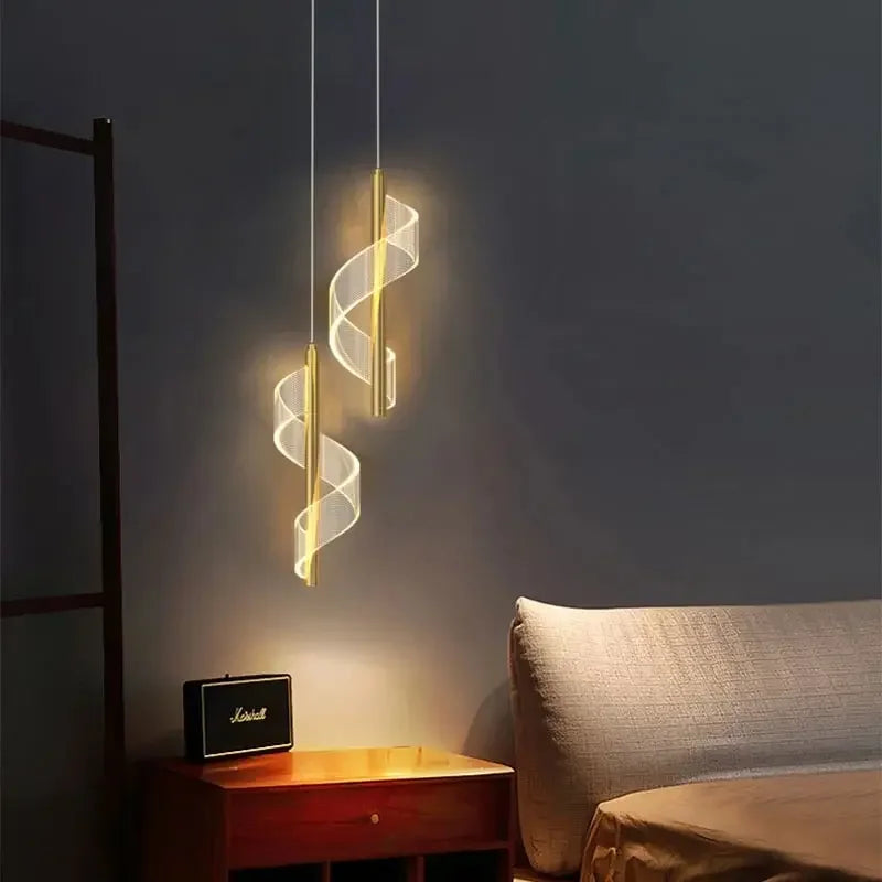 Nordic LED Pendant Lights Hanging Lamp Indoor Lighting For Home Bedside Living Room Decoration Dining Tables Aisle Pendant Light