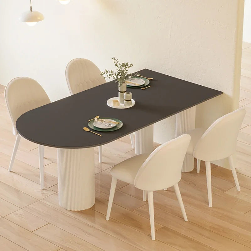 Modern Nordic Dining Tables Black Luxury Balcony Minimalist Kitchen Table Coffee Simple Mesas De Jantar Small Furniture HD50CZ