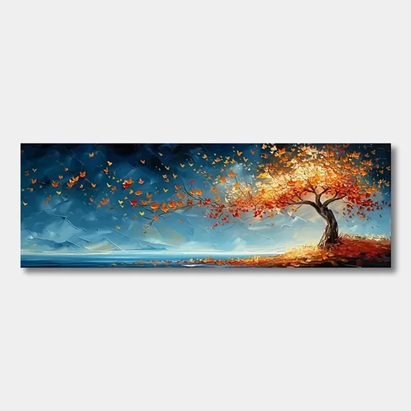 Modern Landscape Canvas Print – Unframed Wall Art