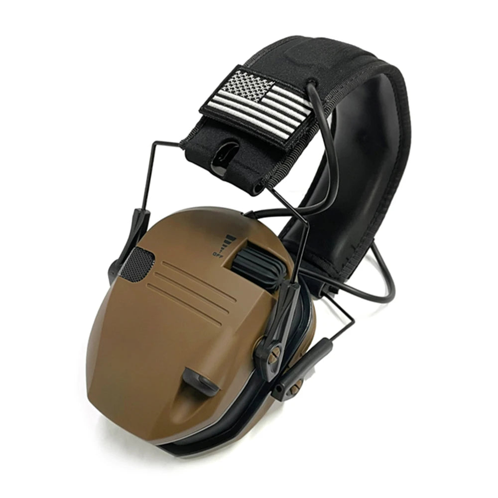 Tactical Electronic Shooting Earmuff Anti-noise Headphone Sound Amplification Hearing Protection Headset Foldable