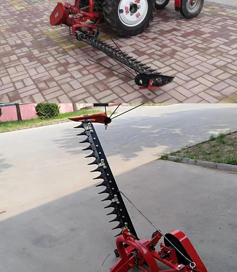 Mower, reciprocating lawn mower, four-wheel tractor with alfalfa and mugwort cutting machine, large grassland pasture trimming