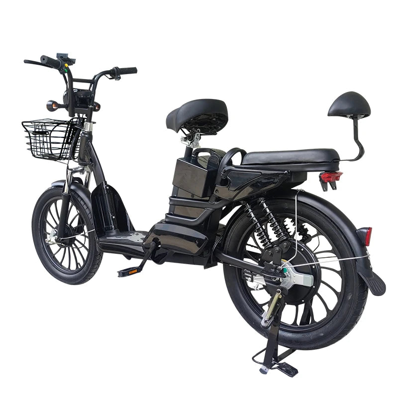 20 Inch No. 9 Fat Tire Household Electric Bicycle Two Seat E-bike 350W электровелосипед Lithium Battery Electric Bike