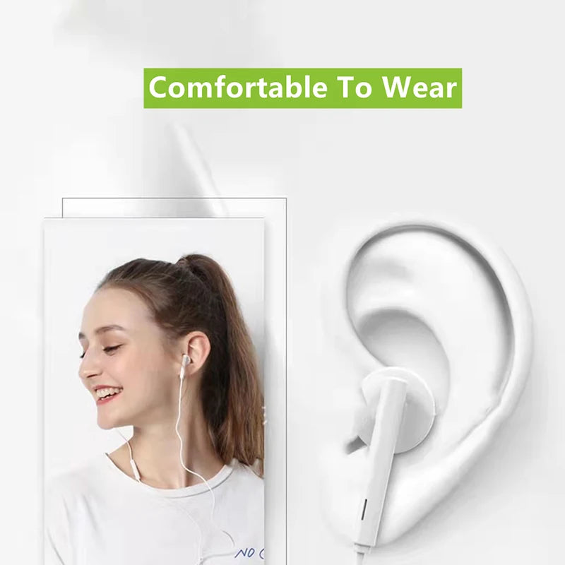 Orioginal Luxury Headphones For Apple iPhone 15 14 11 12 13 Pro Max Mini Earphones XR Plus Bluetooth Wired Earbuds Accessories