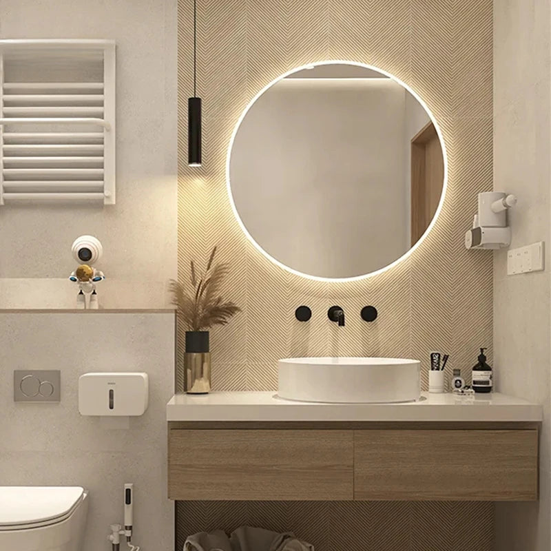 Minimalist Bathroom Cabinet with Washstand & Basin