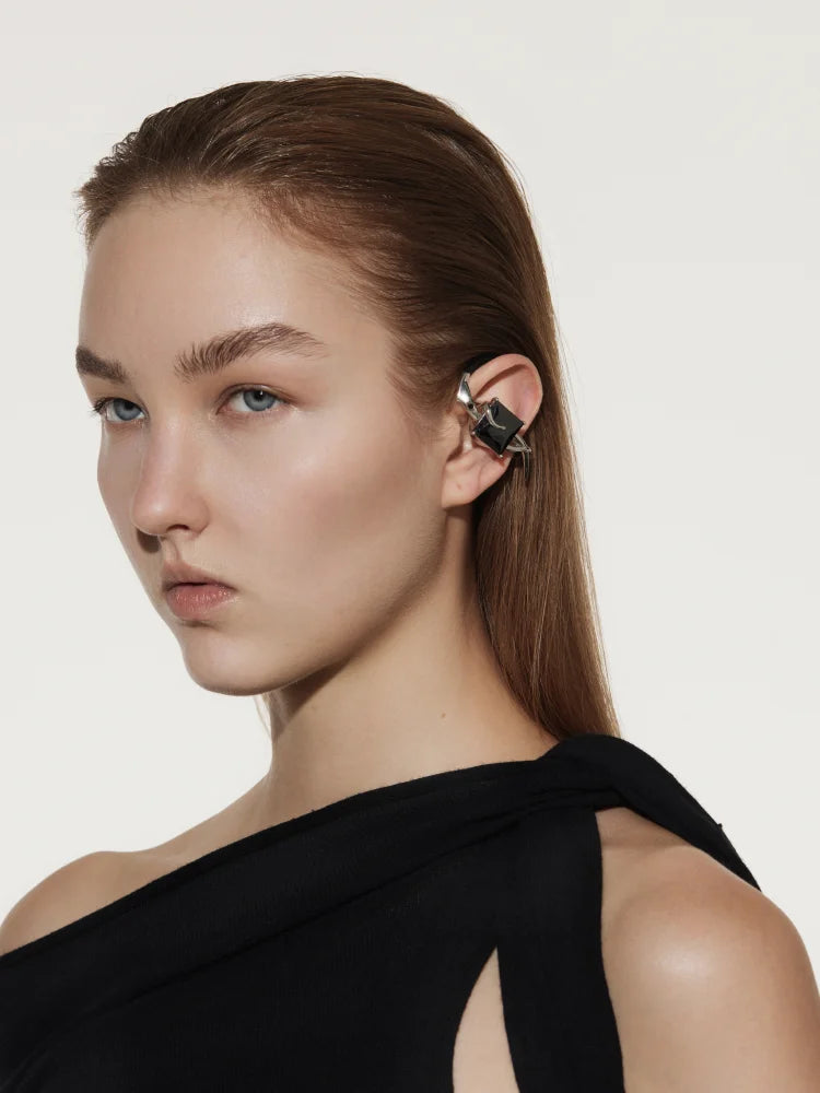 OF HUNGER Blackstone OWS Open End Accessory Earphones Bluetooth Not in Ear Light Luxury Niche Premium Earrings