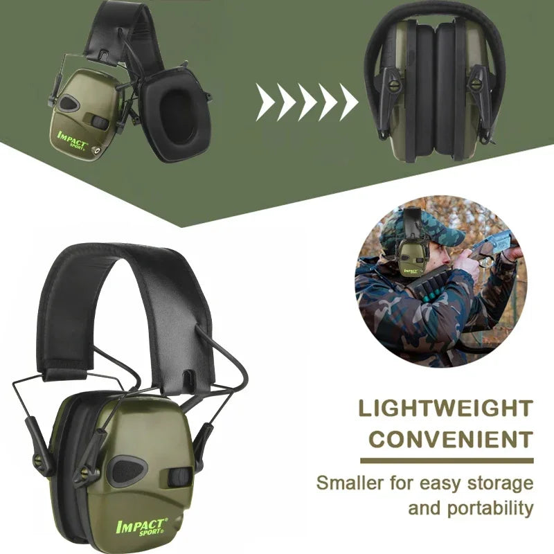 Electronic Shooting Earmuff Impact Sport Anti-noise Ear Protector Sound Amplification Tactical Hear Protective Headset 1/4/5pcs