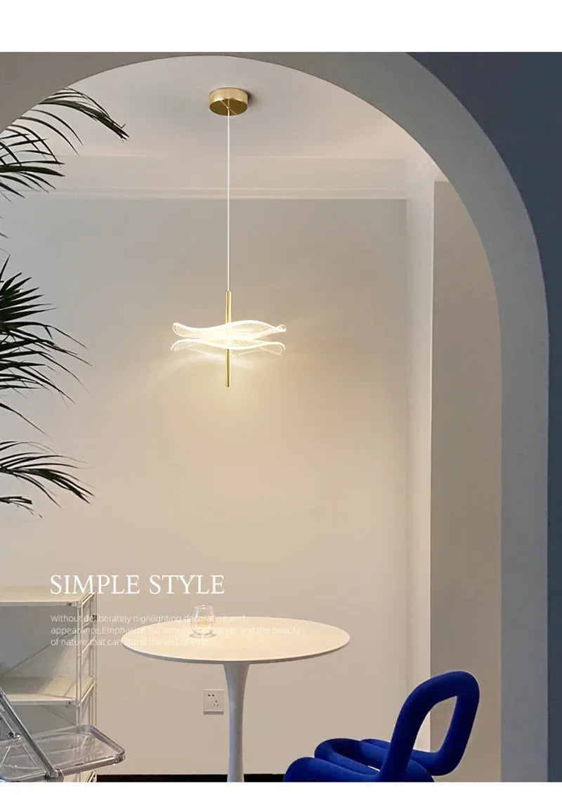 Nordic LED Pendant Lamp Fixture Indoor Lighting Hanging Lamp Dining Tables Living Room Stairs Home Decor Lustre Pendant Light