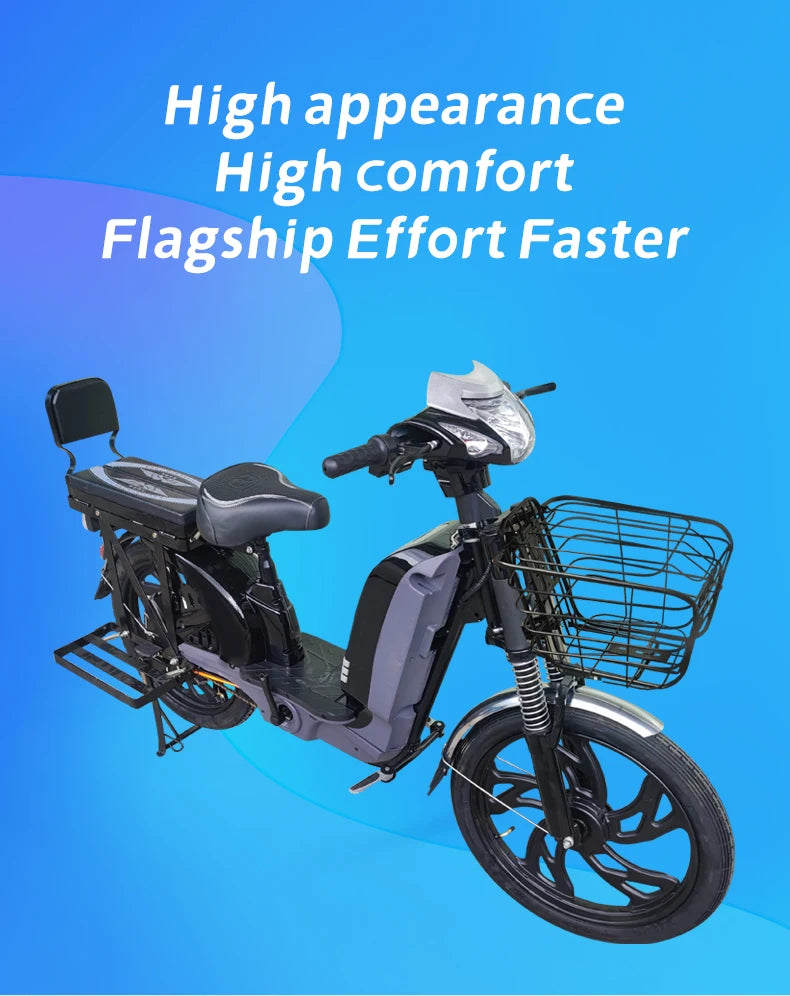 22 Inch Bailing King Electric Bicycle Heavy Type Household E-bike 400/800W электровелосипед Lithium Battery Electric Bike