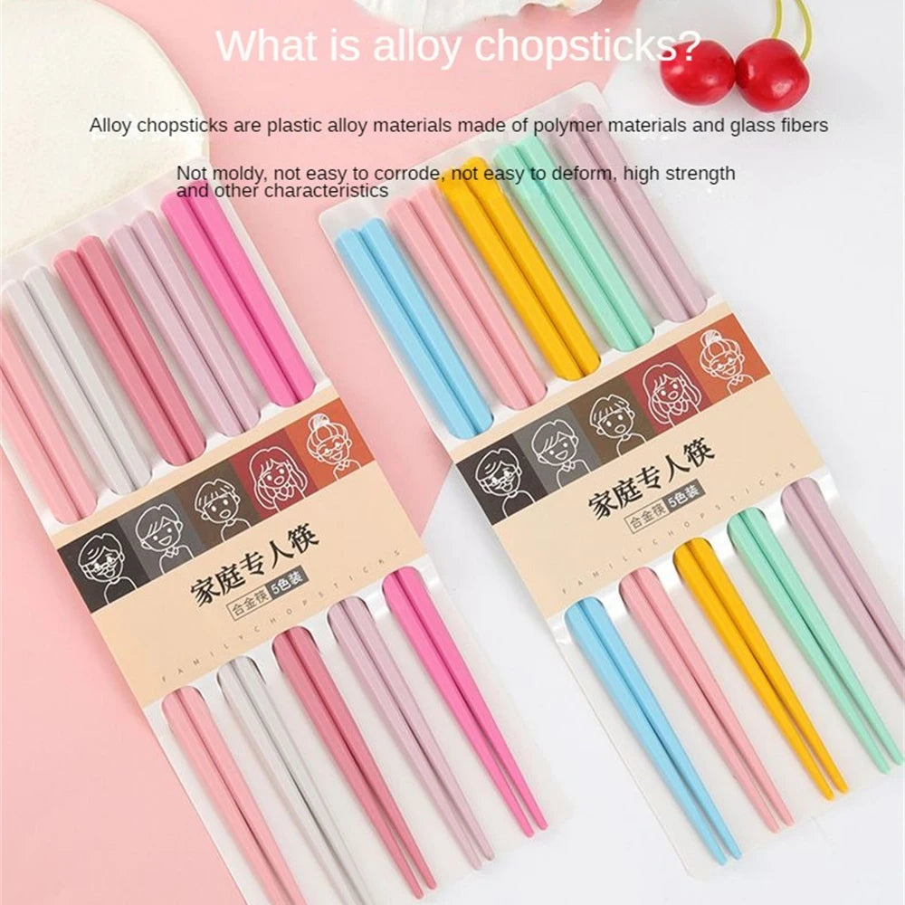 High Temperature Resistant Chopsticks High Quality Multifunction Practical Lasting Unique Design Chopstick Set Alloy Chopsticks