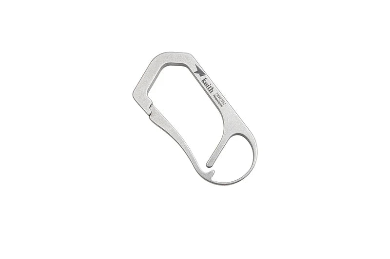 Keith Titanium Alloy Hanging Buckle Keychain Car Key Chain Lightweight EDC Gear Climbing Equipment Outdoor Accessories