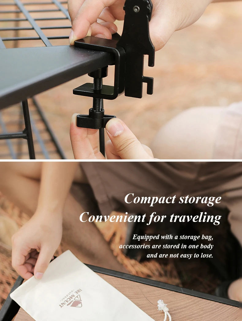 Camping Light Stand Multi-Shaped 360° Adjustable Foldable Lantern Hangers With Storage Bag Tourist Light Shelf Lighting Brackets