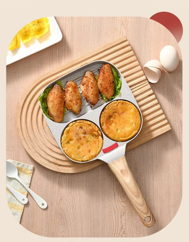 KSISE Brand Authentic Breakfast Pan & Steak Frying Pan - Non-Stick Cookware for 2 Eggs and 1 Steak, High-End and Elegant