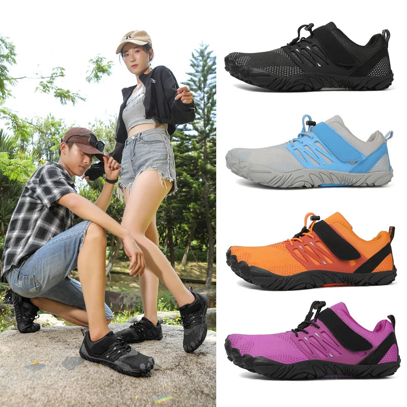 Men's Minimalist Trail Running Barefoot Shoes Wide Toe Box Zero Drop Aqua Sock Shoes for Kayaking Boating Hiking Surfing Walking