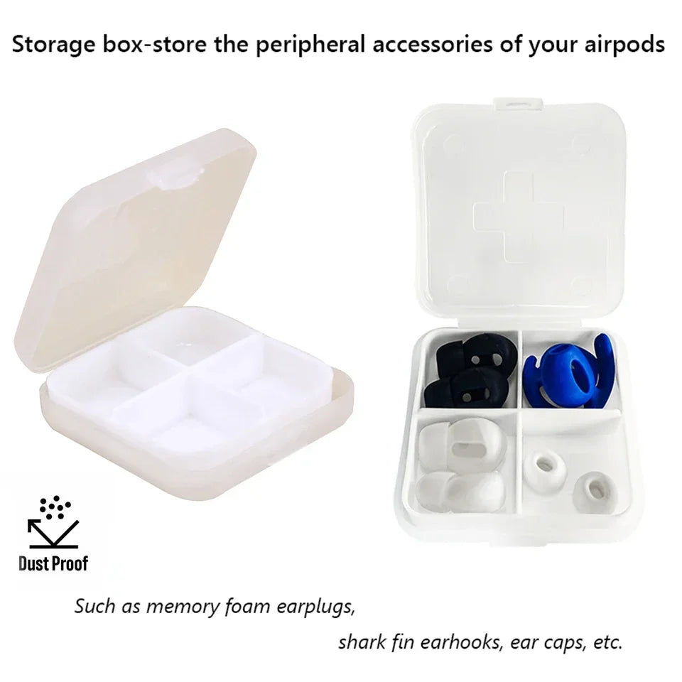 Memory Foam Ear Tips For Airpods Pro 2 1 Earbuds Cover Anti Noise Ear Plugs For Apple Air Pod Pods Pro Gen 2 Replacement Eartips