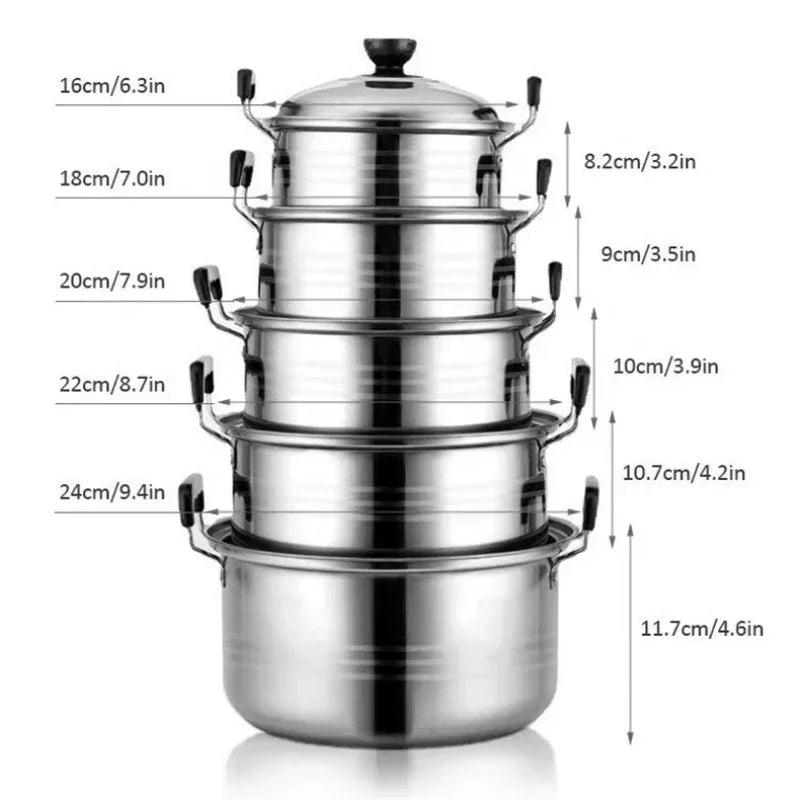 Premium Stainless Steel Soup & Stock Pot – Durable & Versatile Cooking Essential