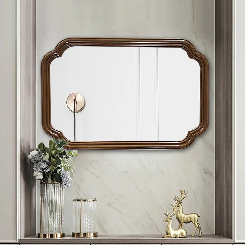 Bathroom Irregular Decorative Mirrors Aesthetic Cosmetic Jeweler Luxury Vintage Mirrors for Room Large Espejo Wall Decor PX50DC