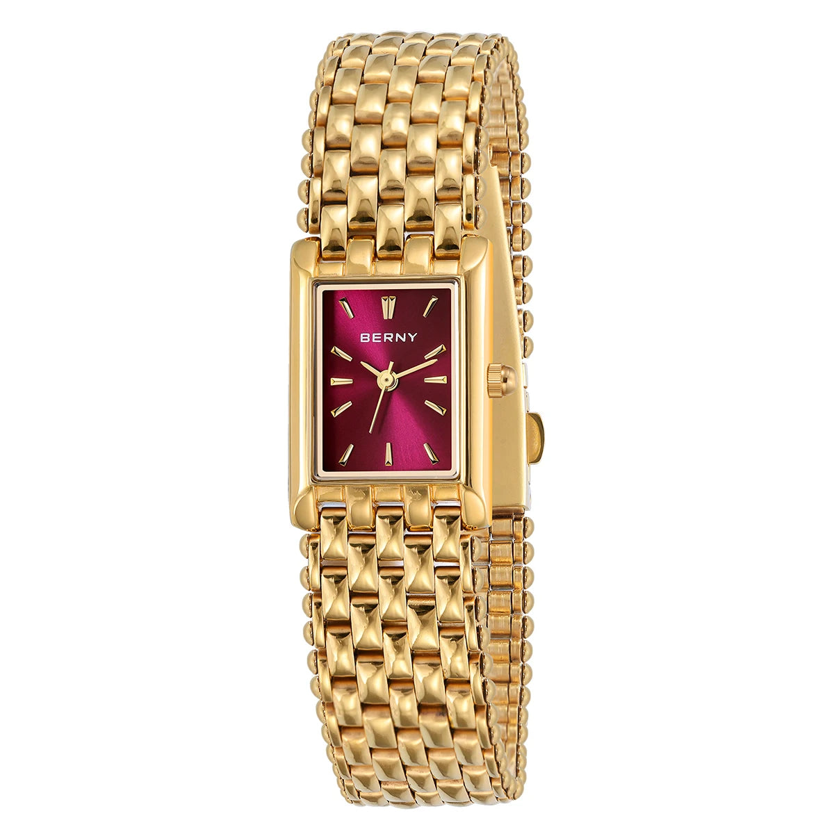 Elegant Square Quartz Wristwatch