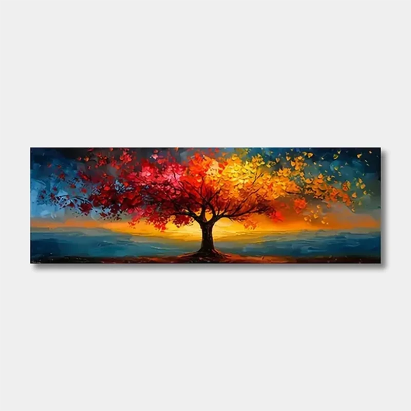 Modern Landscape Canvas Print – Unframed Wall Art