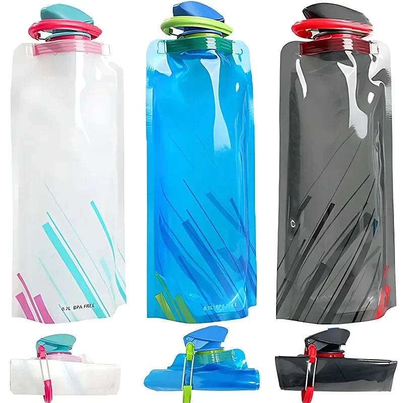 Portable Ultralight Foldable Water Bag Duckbill Folding Sports Outdoor Fitness Cycling Portable Storage Large Capacity Wate Bag