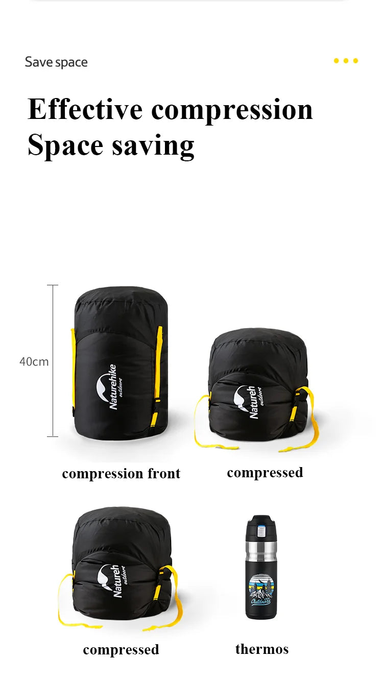 Naturehike Compression Bag for Sleeping Bag Waterproof Compression Sack 300D Oxford Sleeping Bag Storage Bag NH19PJ020